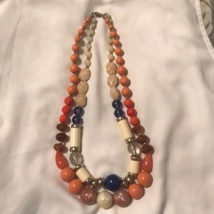Anthropologie Multicolor Beaded Necklace